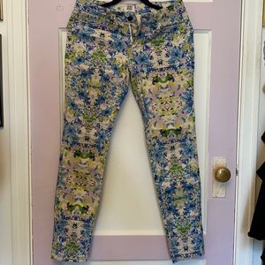 VERA MODA PRINTED LOWRISE JEANS